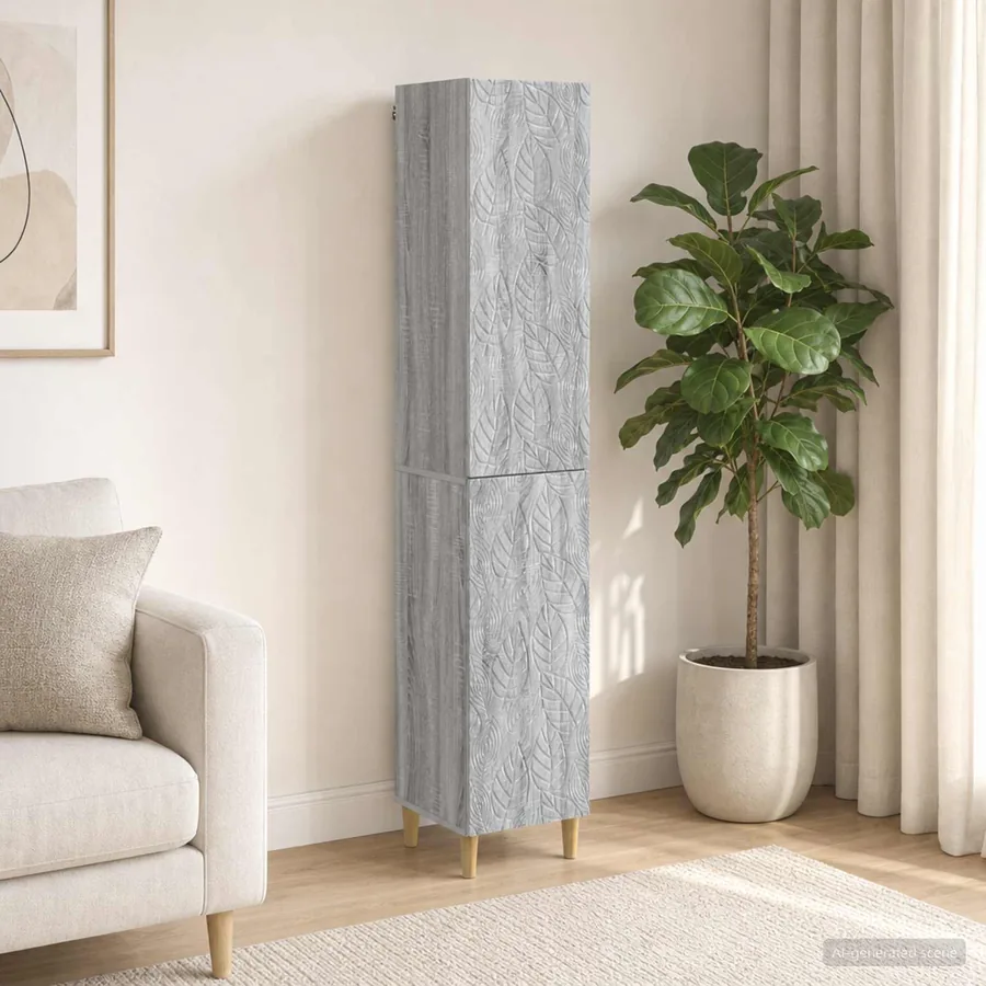 Ensemble de Meubles 2 pcs Sonoma gris Bois d'ingénierie