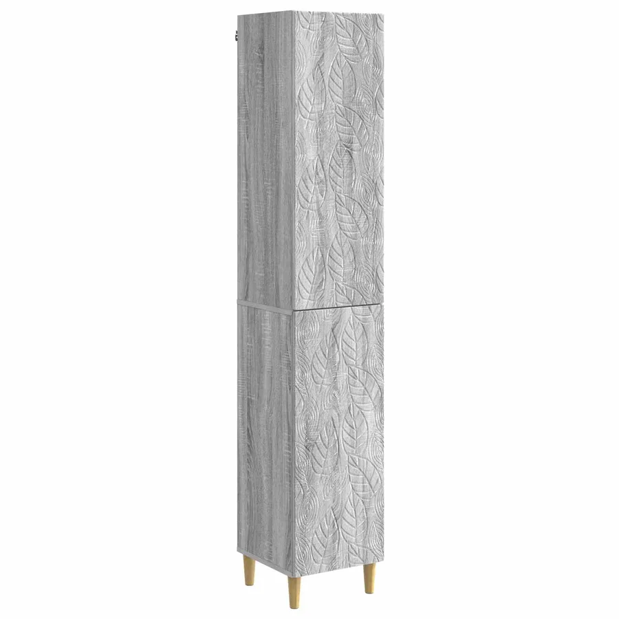 Ensemble de Meubles 2 pcs Sonoma gris Bois d'ingénierie - 2