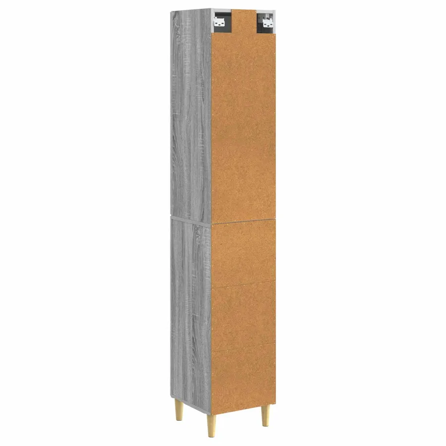 Ensemble de Meubles 2 pcs Sonoma gris Bois d'ingénierie - 7
