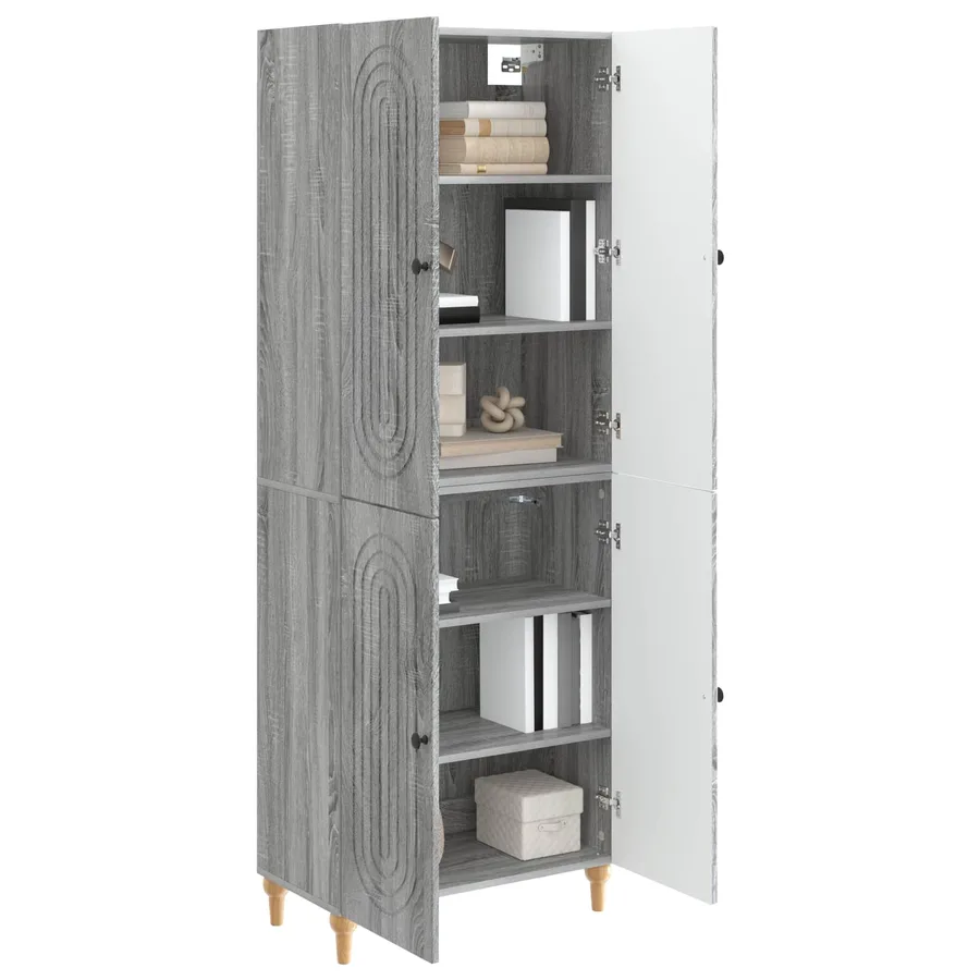 Ensemble de Meubles 2 pcs 66 x 34,5 x 90 cm Bois d'ingénierie - 3