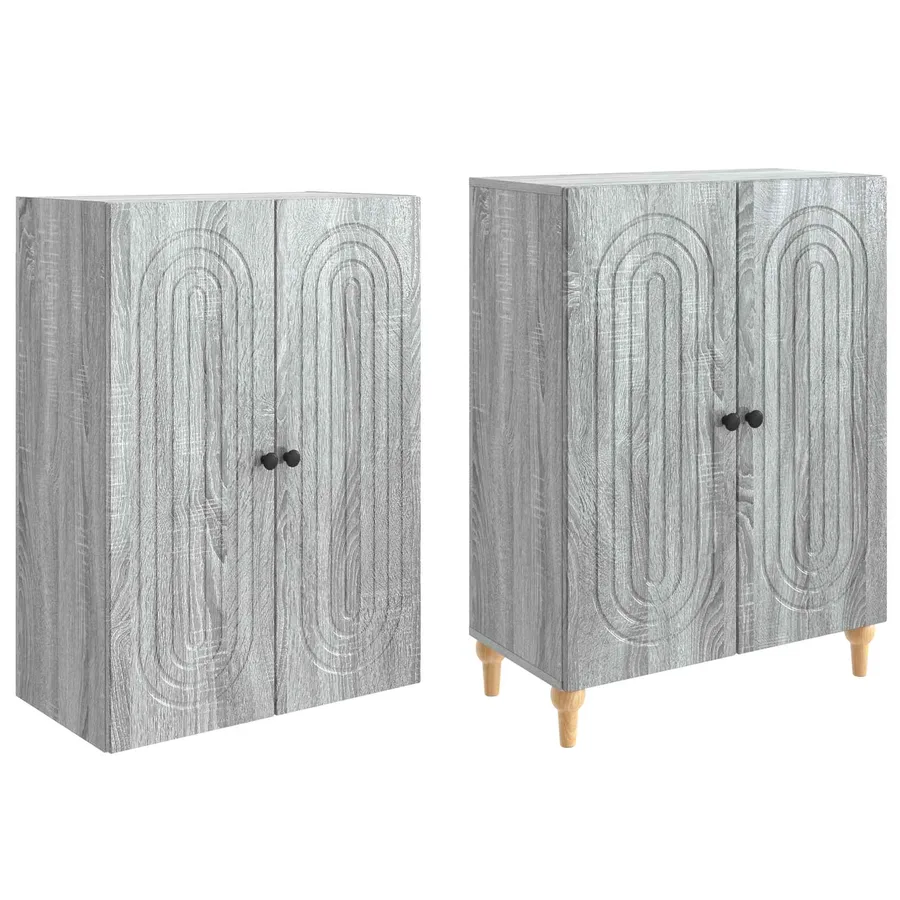 Ensemble de Meubles 2 pcs 66 x 34,5 x 90 cm Bois d'ingénierie - 4
