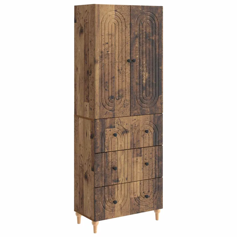 Ensemble de Meubles 2 pcs 66 x 34,5 x 90 cm Bois d'ingénierie - 2