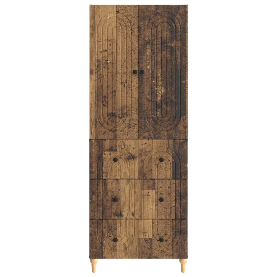 Ensemble de Meubles 2 pcs 66 x 34,5 x 90 cm Bois d'ingénierie - 5