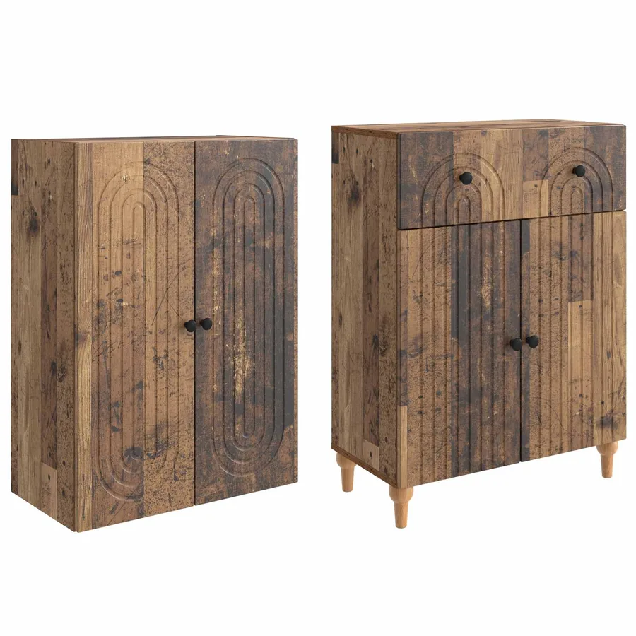 Ensemble de Meubles 2 pcs 66 x 34,5 x 90 cm Bois d'ingénierie - 4