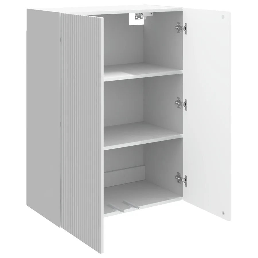 Armoire Murale Blanc brillant 66 x 34,5 x 90 cm - 3