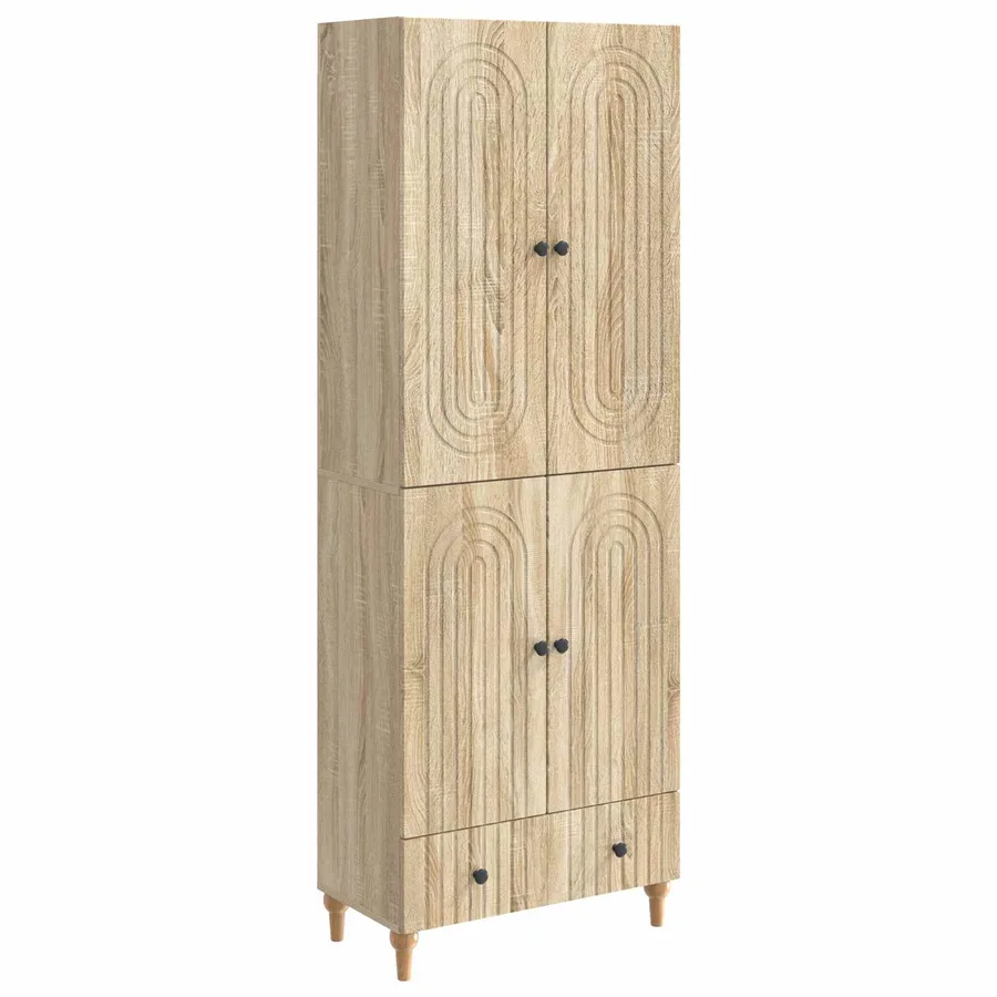 Ensemble de Meubles 2 pcs 66 x 34,5 x 95 cm Bois d'ingénierie - 2