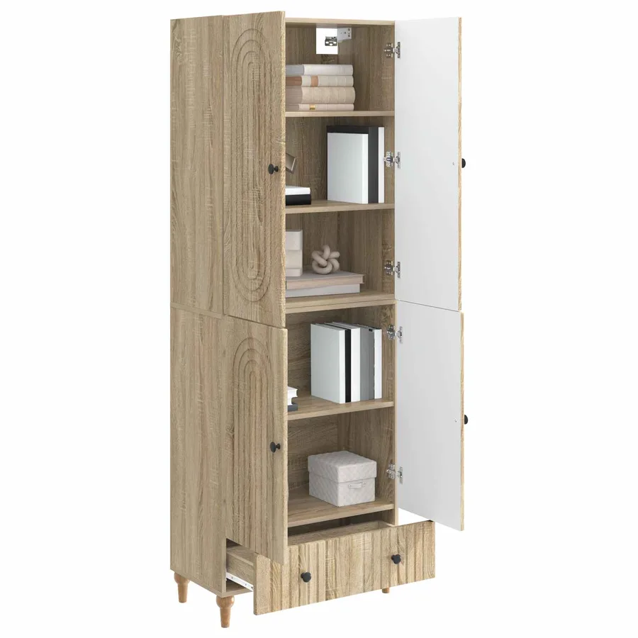 Ensemble de Meubles 2 pcs 66 x 34,5 x 95 cm Bois d'ingénierie - 3