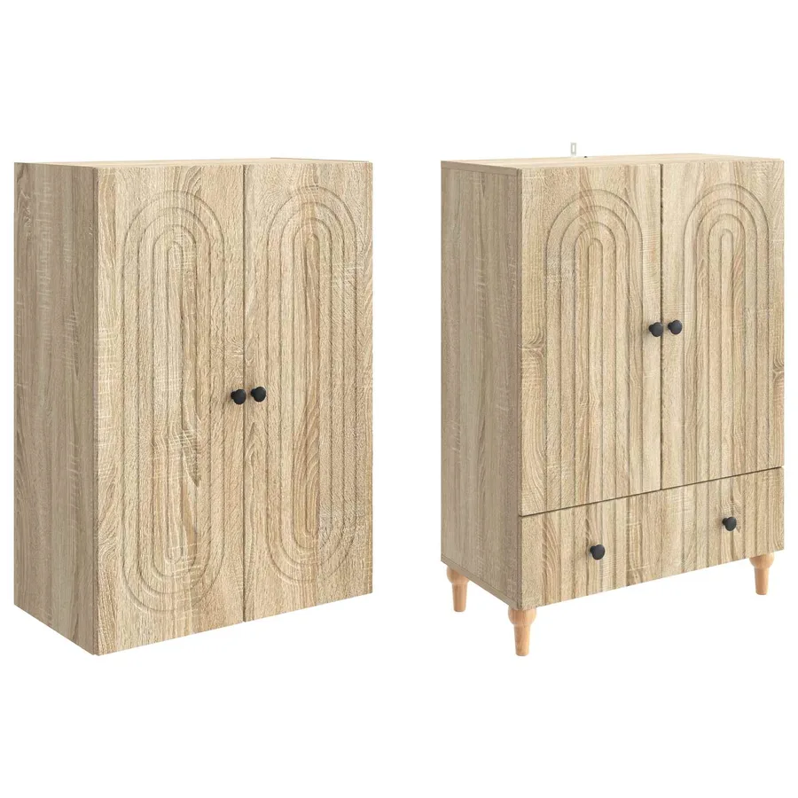 Ensemble de Meubles 2 pcs 66 x 34,5 x 95 cm Bois d'ingénierie - 4