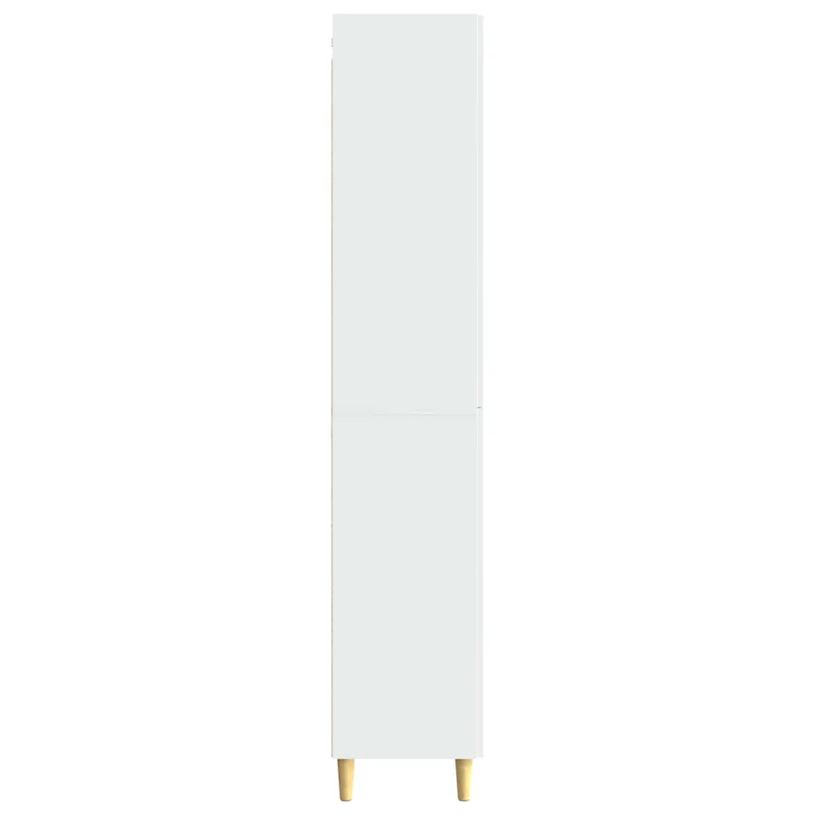Ensemble de Meubles 2 pcs Blanc brillant 66 x 34,5 x 90 cm - 6