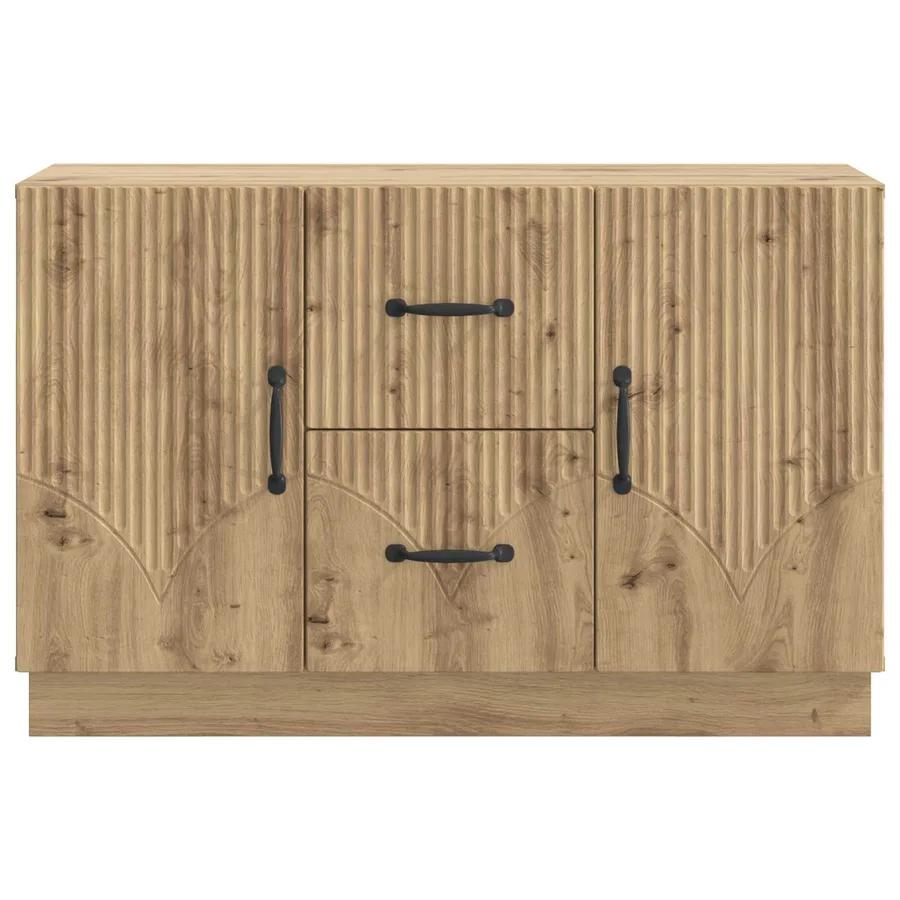 Buffet Chêne artisanal 89 x 34,5 x 57 cm Bois d'ingénierie - 6