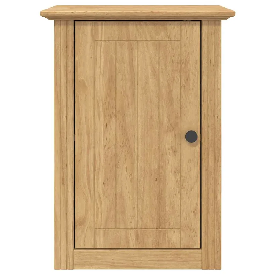Armoire murale de salle de bain avec stockage BODO Marron miel - 4