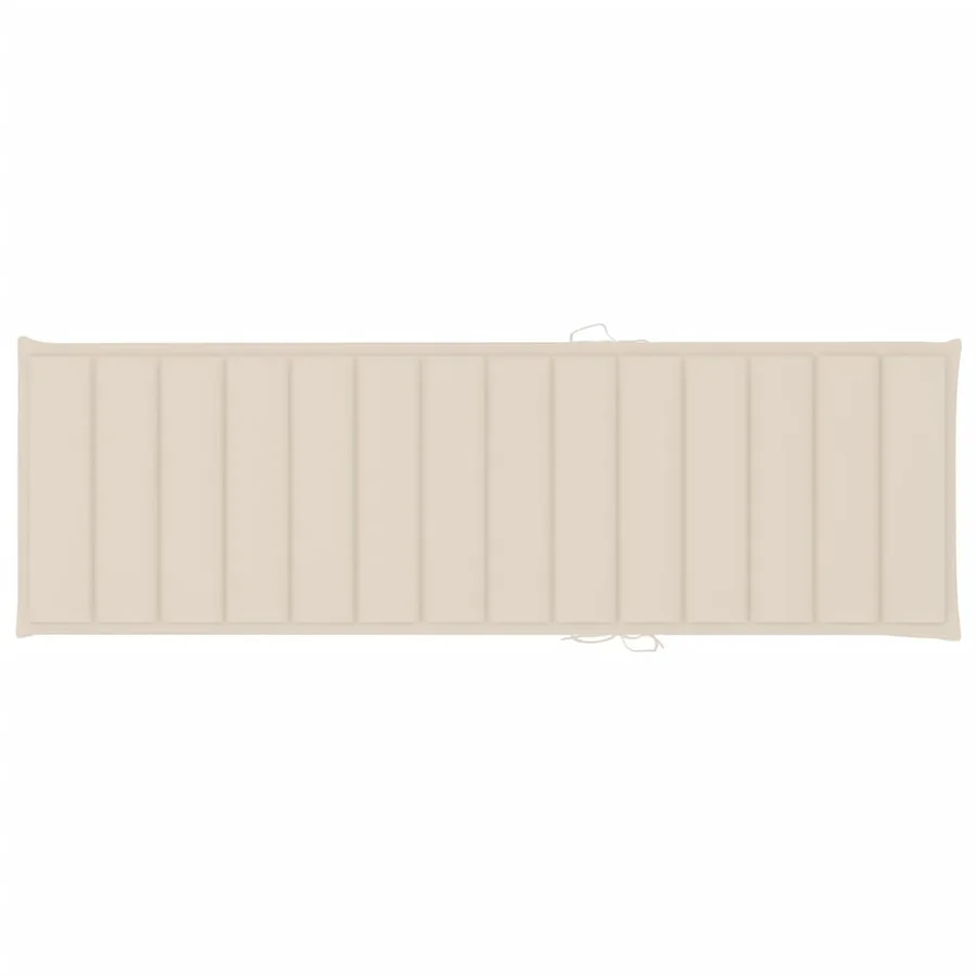 Chaises longues lot de 2 avec coussins Bois d'acacia solide - 14
