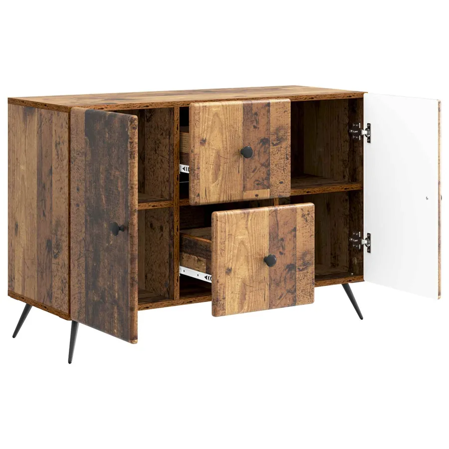 Buffet Bois ancien 89 x 34,5 x 60 cm Bois d'ingénierie - 5