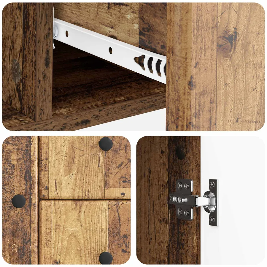 Buffet Bois ancien 89 x 34,5 x 60 cm Bois d'ingénierie - 9