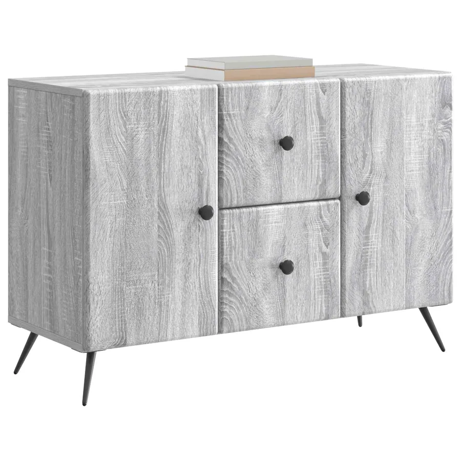 Buffet Sonoma gris 89 x 34,5 x 60 cm Bois d'ingénierie - 3