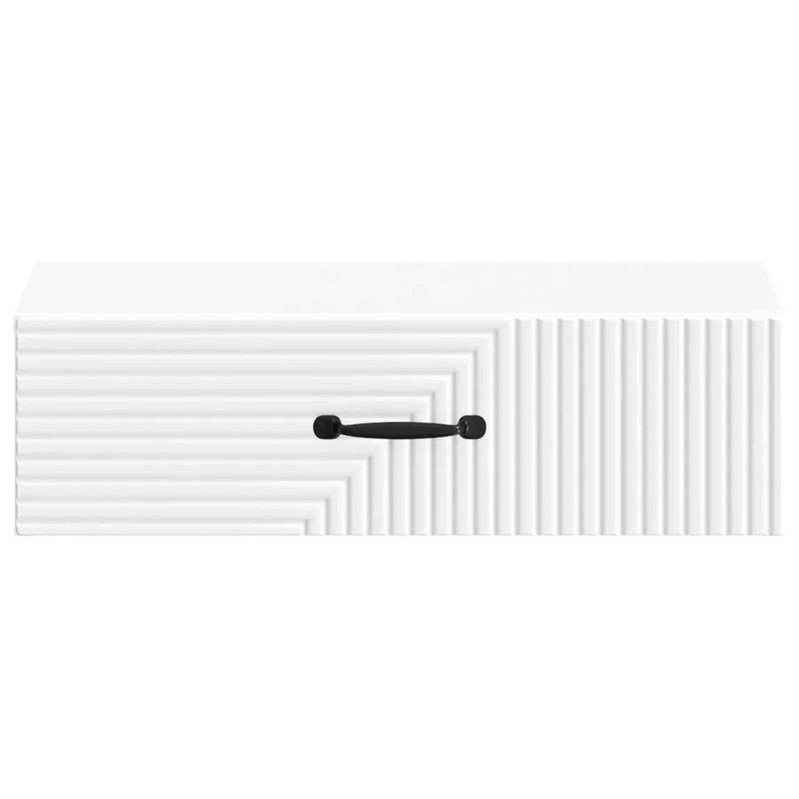 Table d'appoint murale Blanc 59 x 34,5 x 17 cm - 5