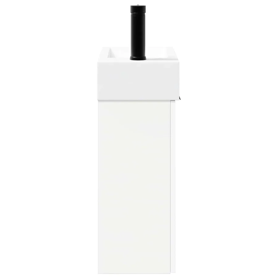 Meuble de salle de bain avec robinet Blanc 45,5 x 22,5 x 84 cm - 6