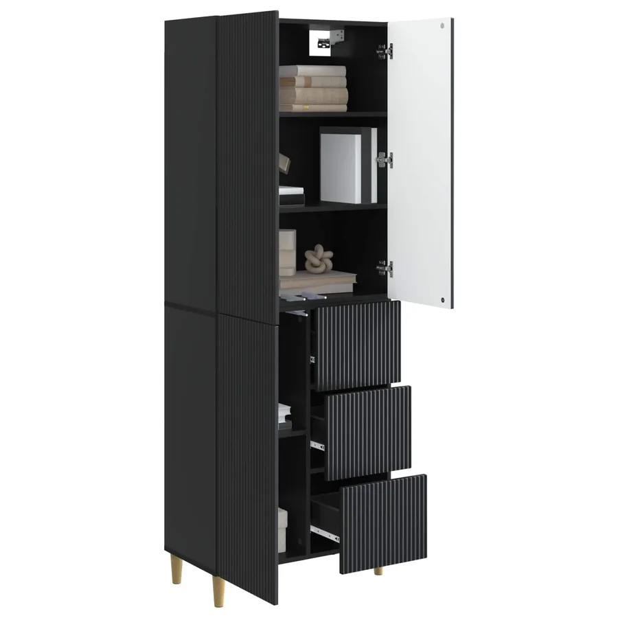 Ensemble de Meubles 2 pcs 66 x 34,5 x 90 cm Bois d'ingénierie - 3