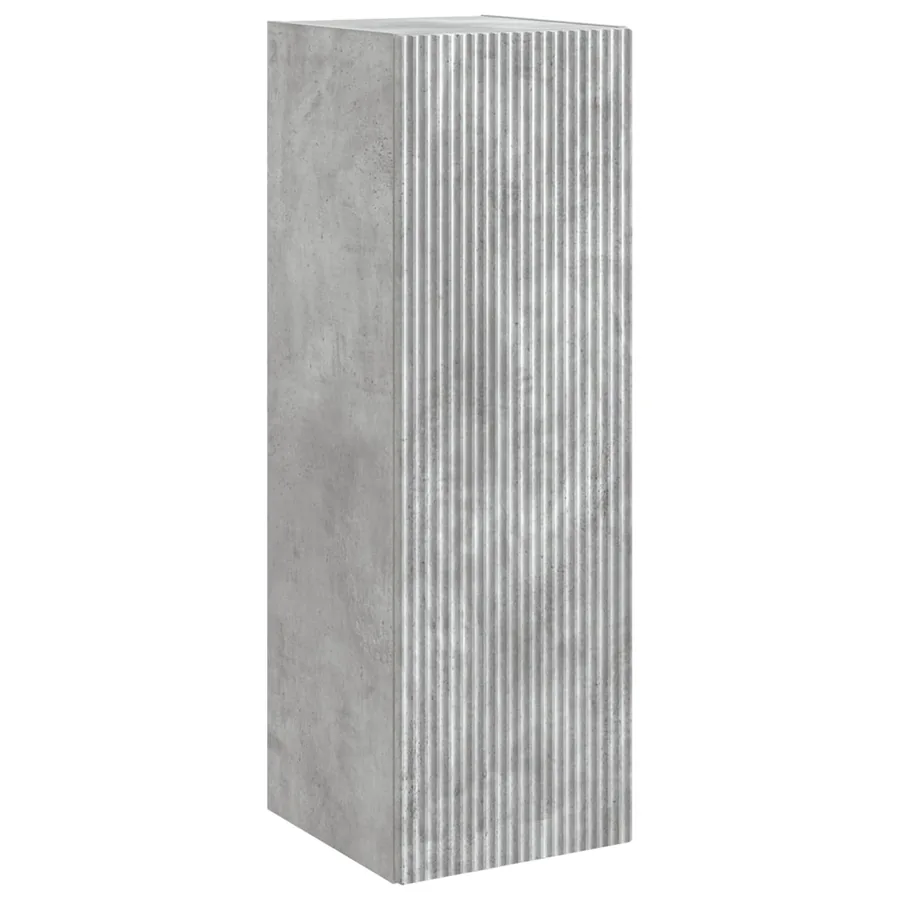 Ensemble d'armoire de salle de bain 5 pcs Gris béton - 6