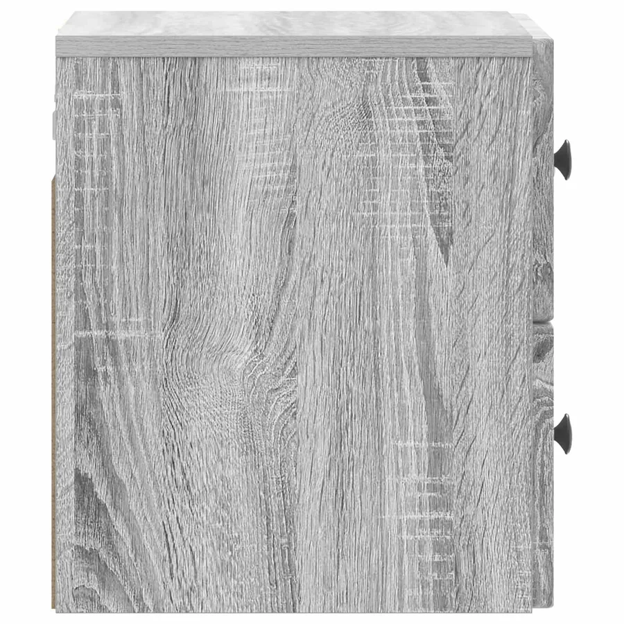 Cabinet de chevet mural Sonoma gris 33 x 34,5 x 40 cm - 6