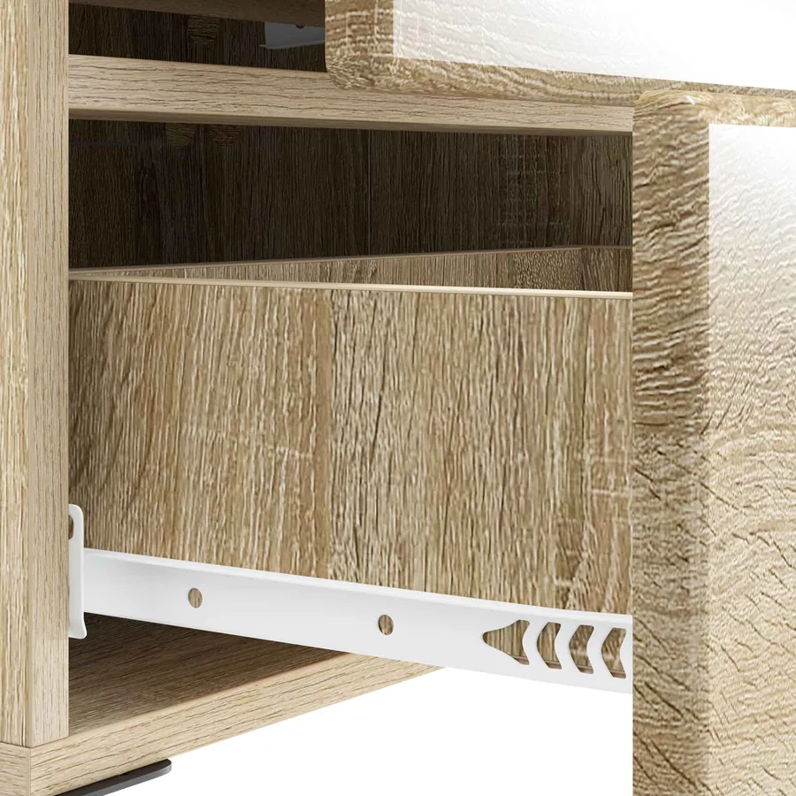 Cabinet de chevet 2 pcs Chêne Sonoma 43 x 34,5 x 47,5 cm - 11