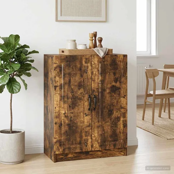 Buffet Chêne fumé 66 x 34,5 x 87 cm Bois d'ingénierie