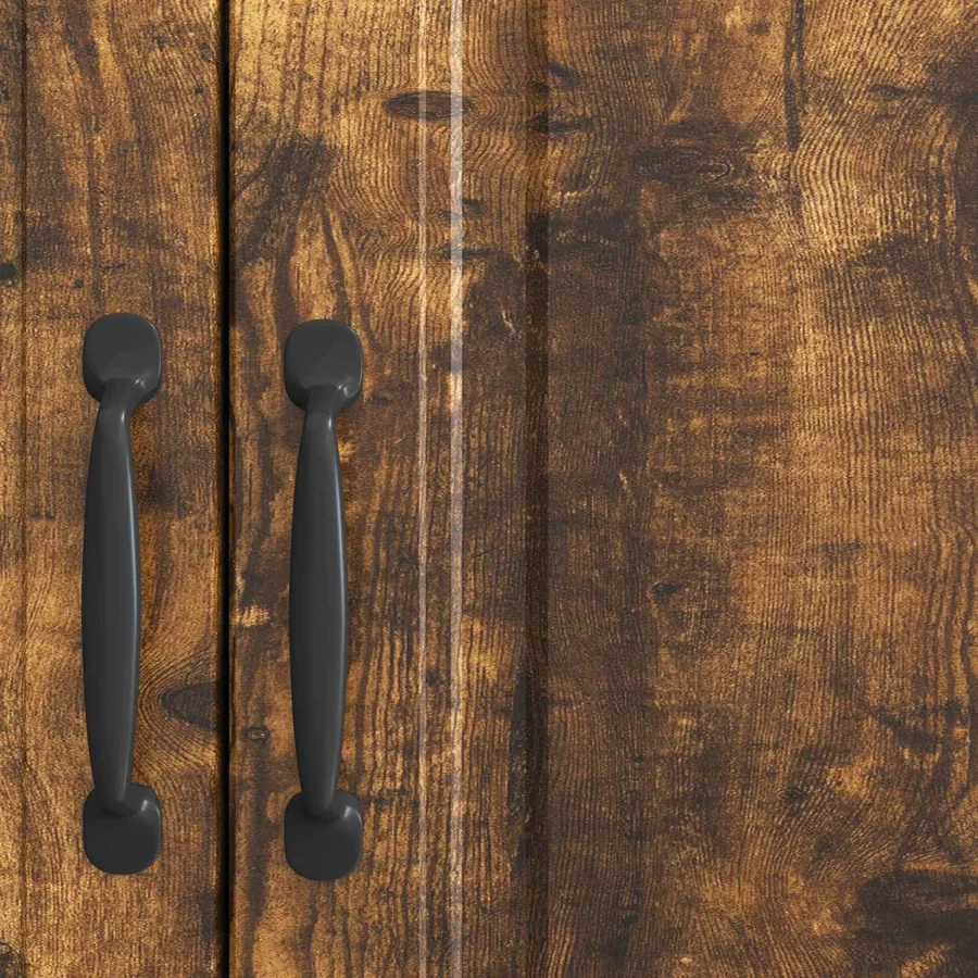 Buffet Chêne fumé 66 x 34,5 x 87 cm Bois d'ingénierie - 10