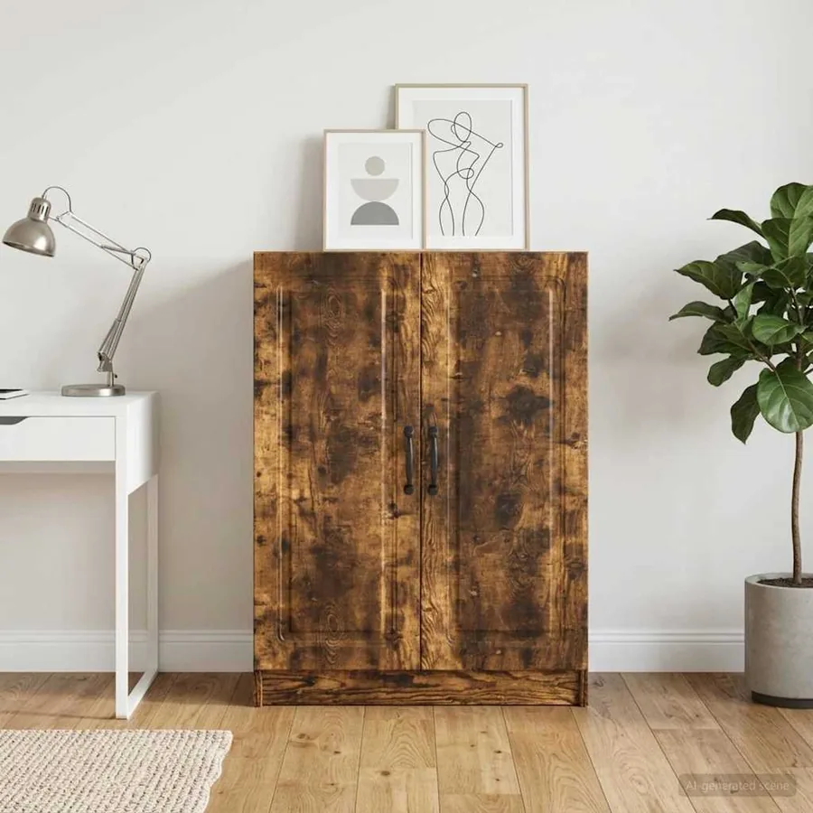 Buffet Chêne fumé 66 x 34,5 x 87 cm Bois d'ingénierie - 4