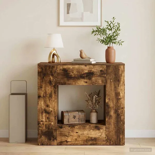 Table console 82 x 29 x 74 cm Marron