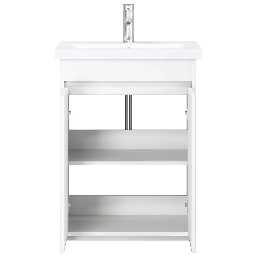 Ensemble de mobilier de salle de bain Blanc 61 x 40 x 84,5 cm - 3