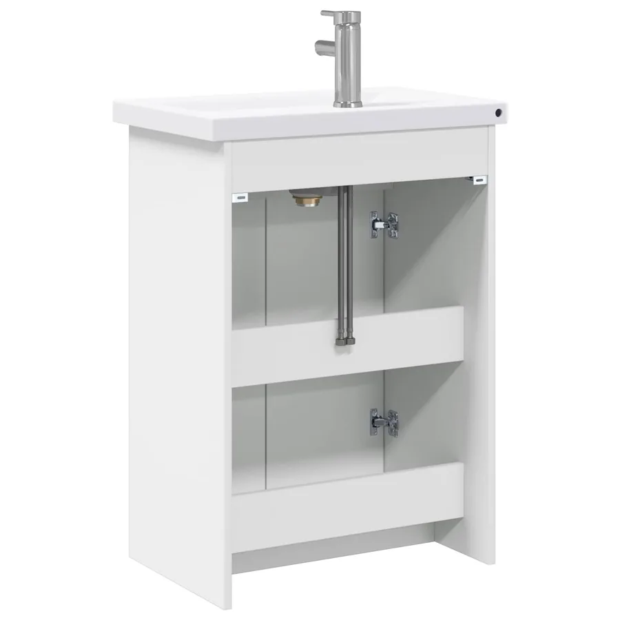 Ensemble de mobilier de salle de bain Blanc 61 x 40 x 84,5 cm - 7