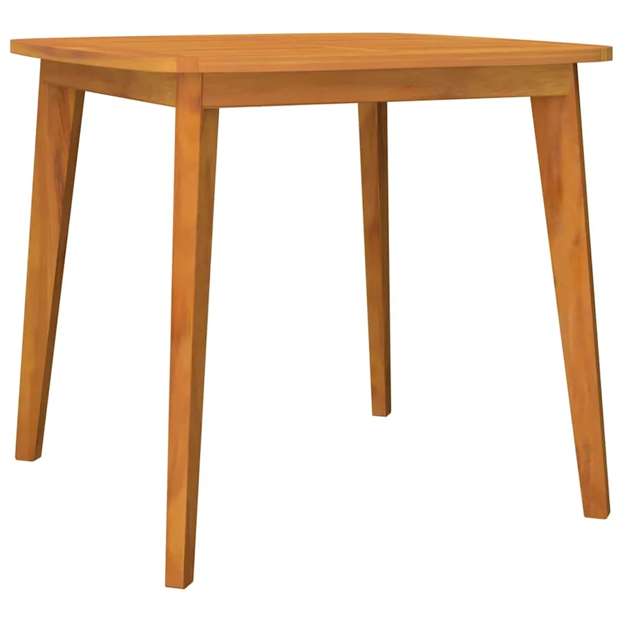 Table de jardin 85x85x75 cm Bois d'acacia solide - 2