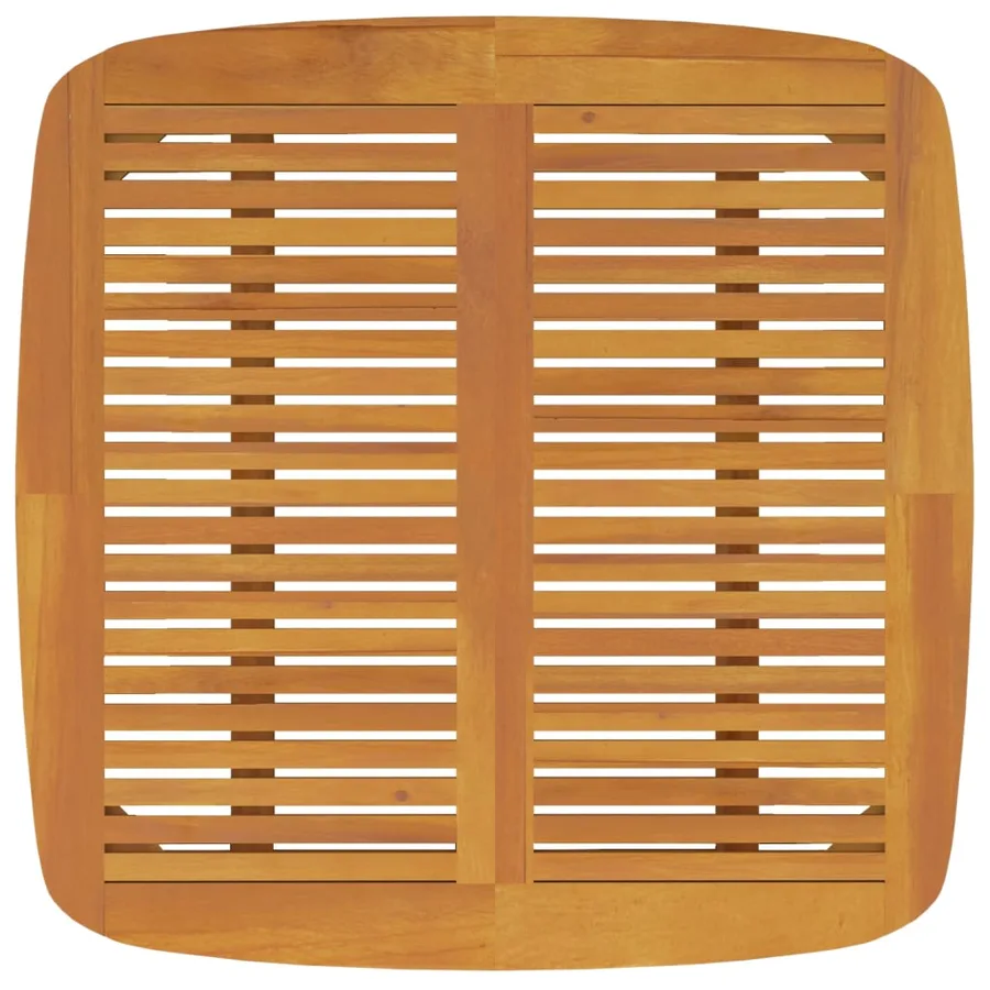 Table de jardin 85x85x75 cm Bois d'acacia solide - 5