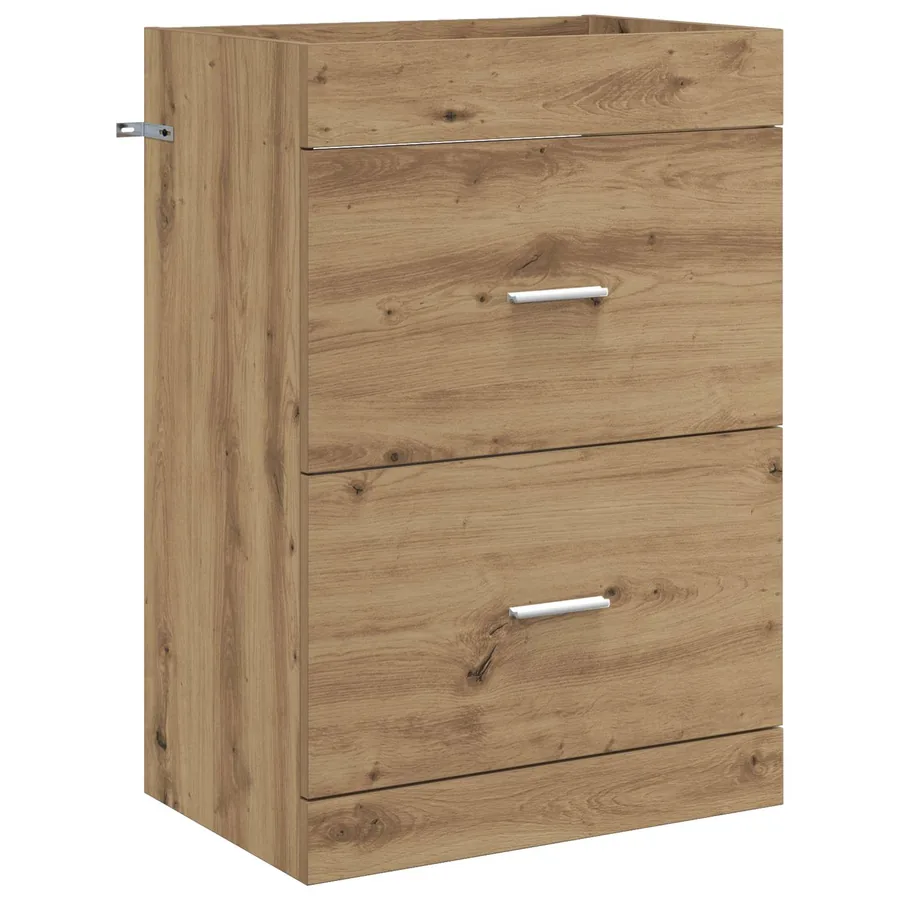 Ensemble de mobilier de salle de bain Chêne artisanal - 4