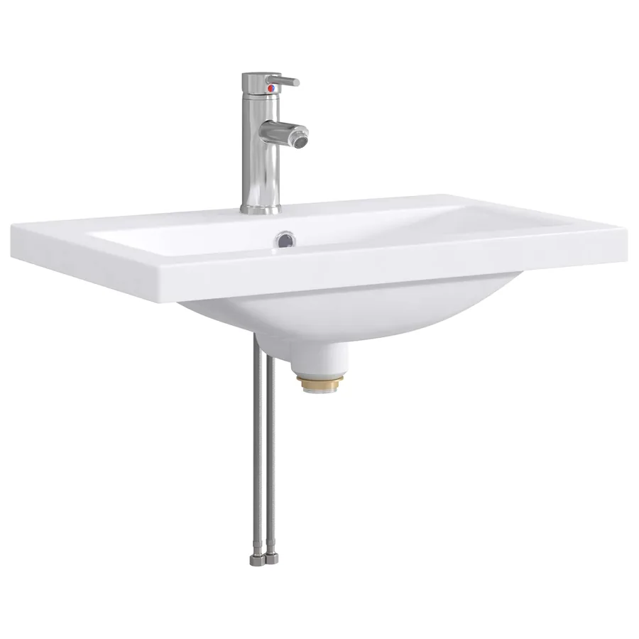 Ensemble de mobilier de salle de bain Chêne fumé - 5