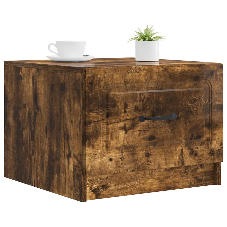 Table basse Chêne fumé 49 x 50 x 37 cm Bois d'ingénierie - 3