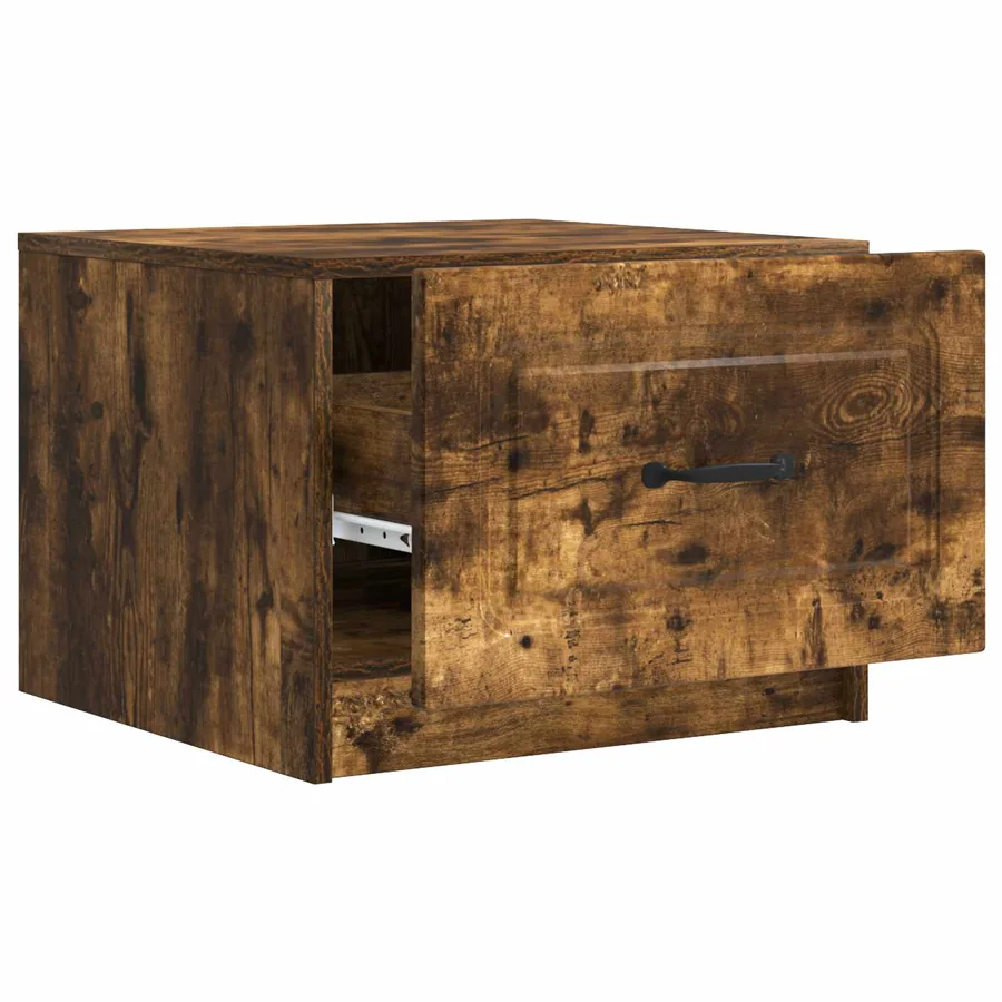 Table basse Chêne fumé 49 x 50 x 37 cm Bois d'ingénierie - 4