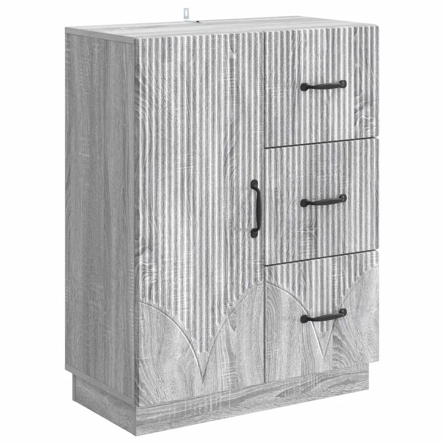 Buffet Sonoma gris 66 x 34,5 x 87 cm Bois d'ingénierie - 2