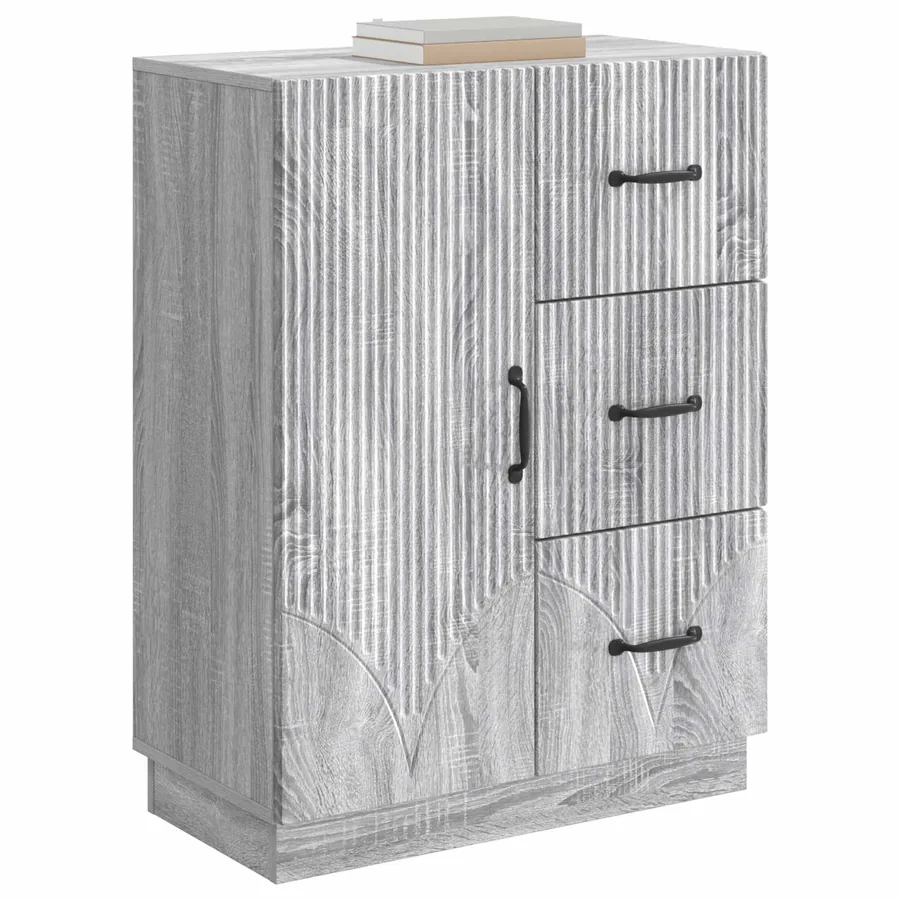 Buffet Sonoma gris 66 x 34,5 x 87 cm Bois d'ingénierie - 3