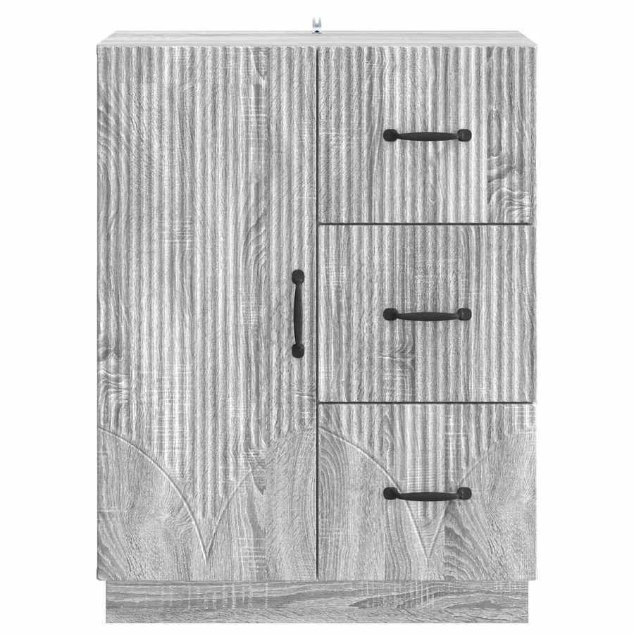 Buffet Sonoma gris 66 x 34,5 x 87 cm Bois d'ingénierie - 6