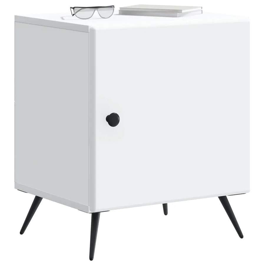 Cabinet de chevet 2 pcs Blanc 43 x 34,5 x 50 cm - 3