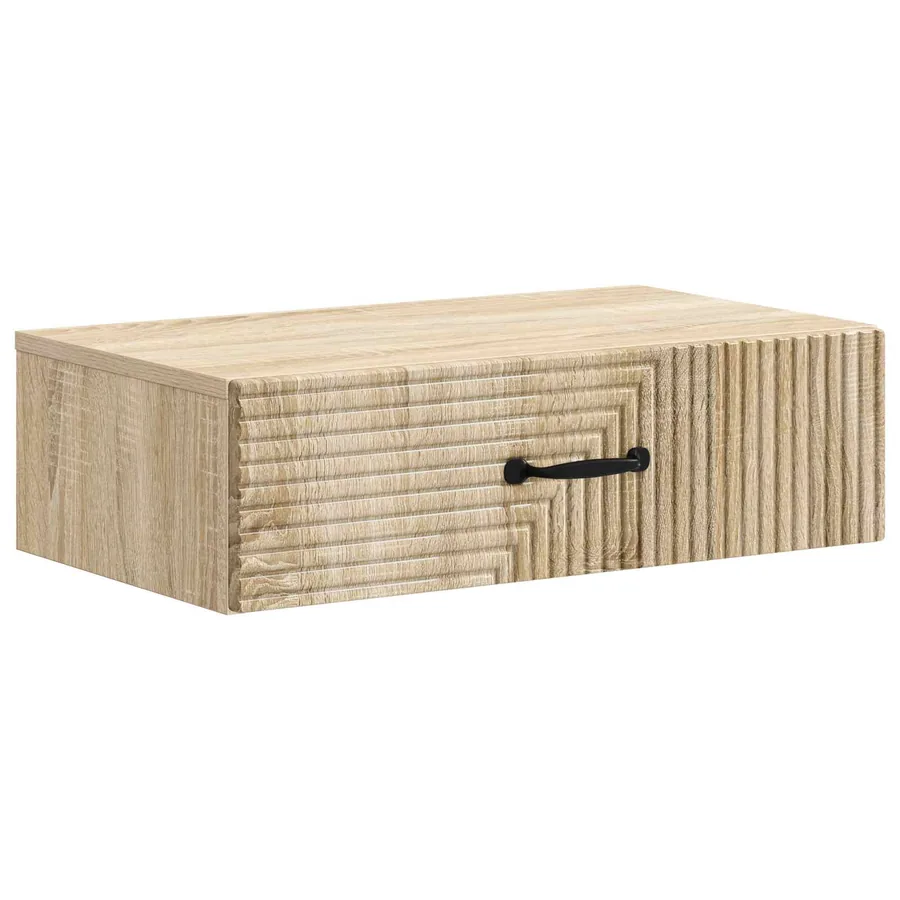 Table d'appoint murale Chêne Sonoma 59 x 34,5 x 17 cm - 2