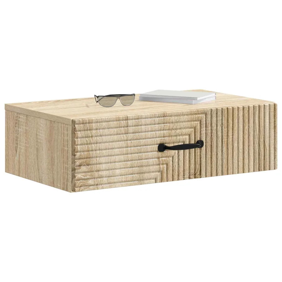 Table d'appoint murale Chêne Sonoma 59 x 34,5 x 17 cm - 3