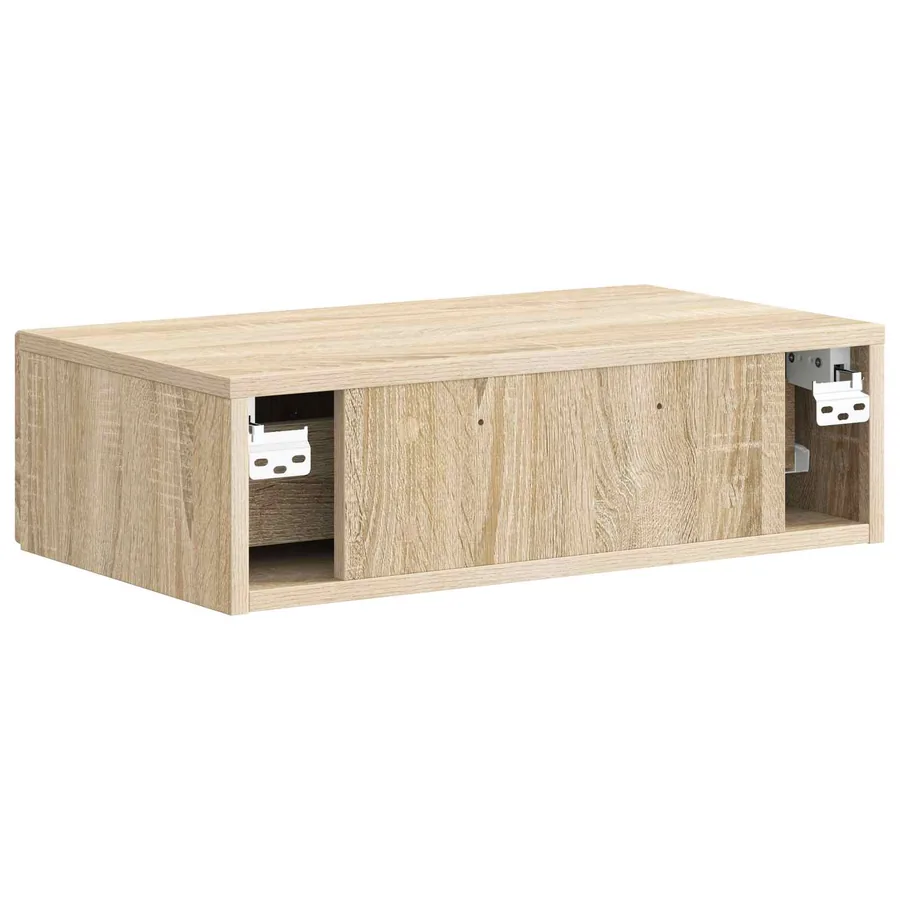 Table d'appoint murale Chêne Sonoma 59 x 34,5 x 17 cm - 7
