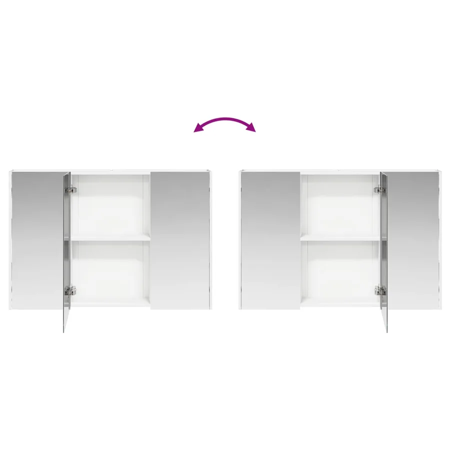 Ensemble de mobilier de salle de bain 6 pcs Blanc - 15