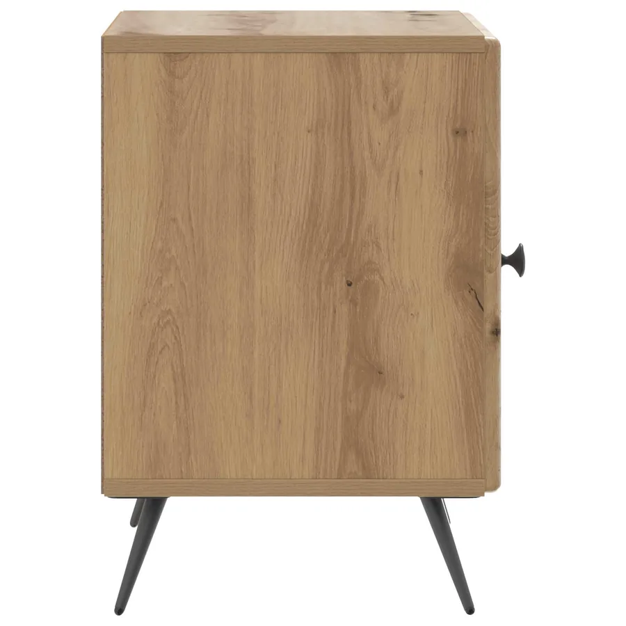 Cabinet de chevet Chêne artisanal 43 x 34,5 x 50 cm - 6