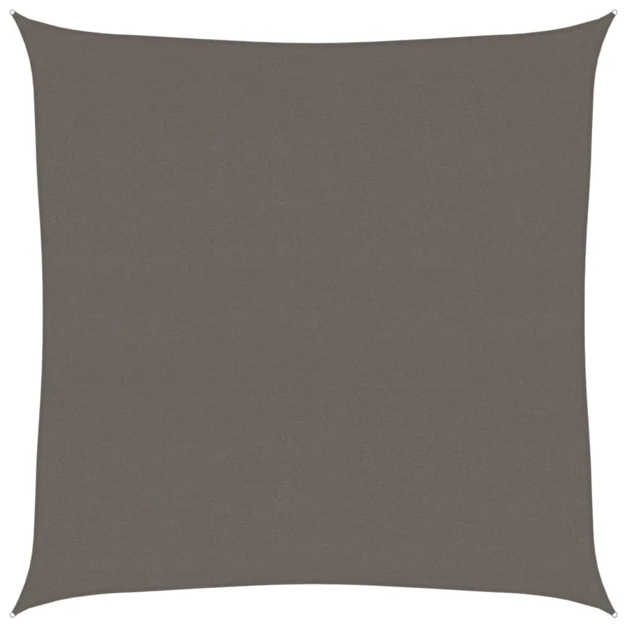 Voile d'ombrage 160 g/m² Anthracite 4x4 m PEHD - 2