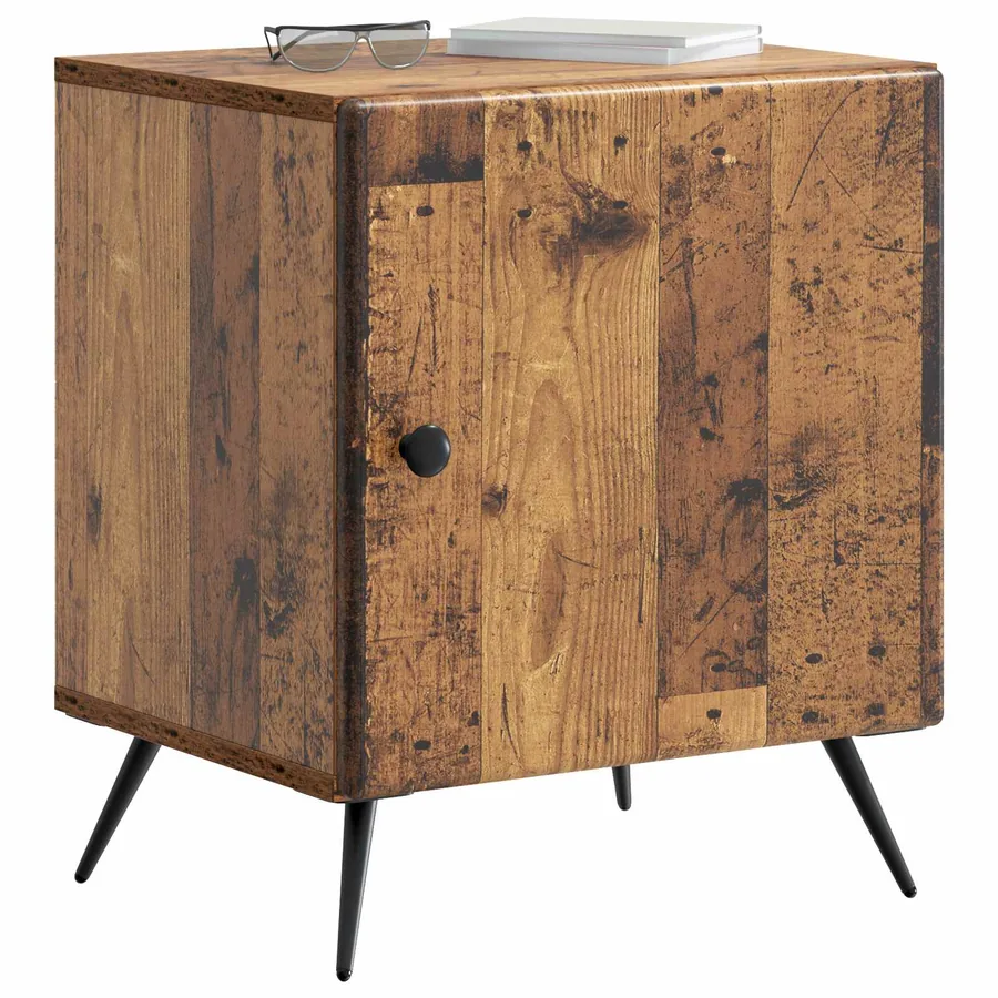 Cabinet de chevet Bois ancien 43 x 34,5 x 50 cm - 3
