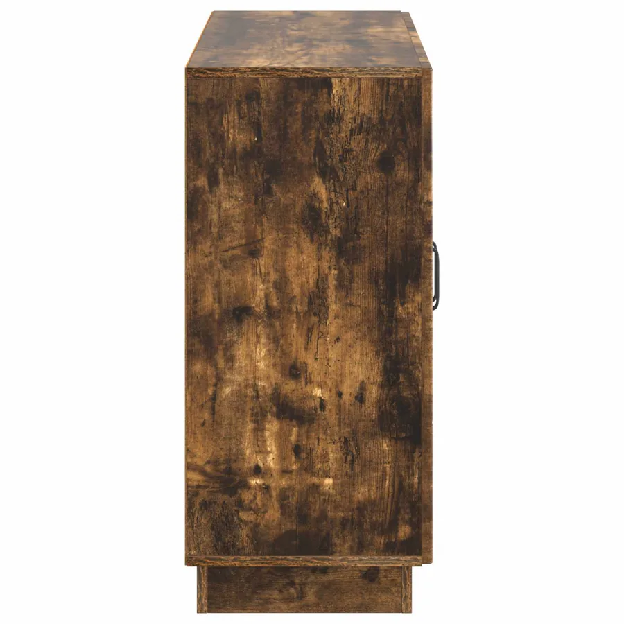 Buffet Chêne fumé 89 x 34,5 x 77 cm Bois d'ingénierie - 7