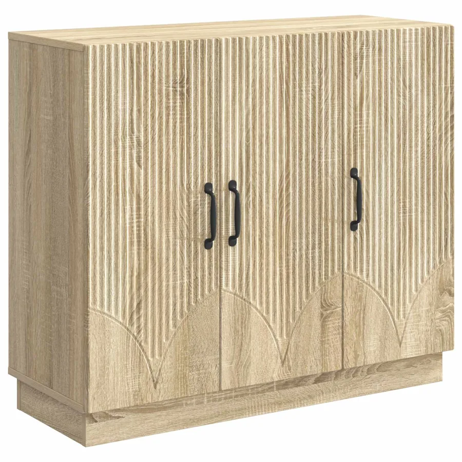 Buffet Chêne Sonoma 89 x 34,5 x 77 cm Bois d'ingénierie - 2